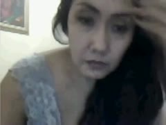 Indonesian web camera milf dark brown white lady seduces me for webcam sex 